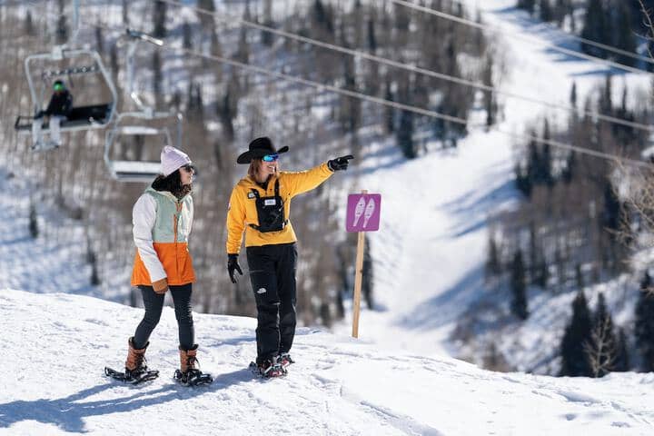 Snowshoeing