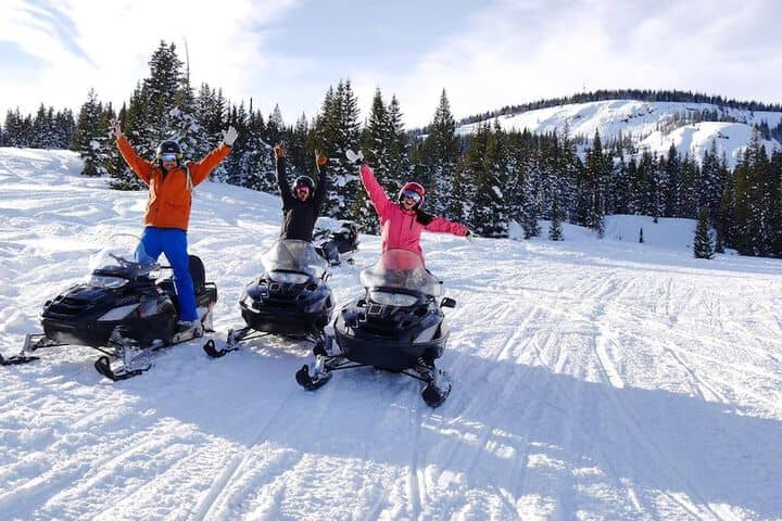 Snowmobiling